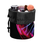 Plasma Ball Print Drawstring Makeup Bag