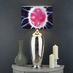 Plasma Ball Print Drum Lamp Shade