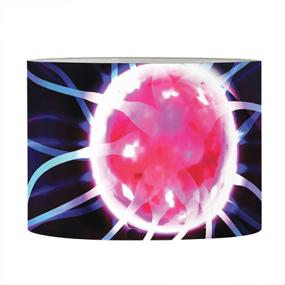 Plasma Ball Print Drum Lamp Shade