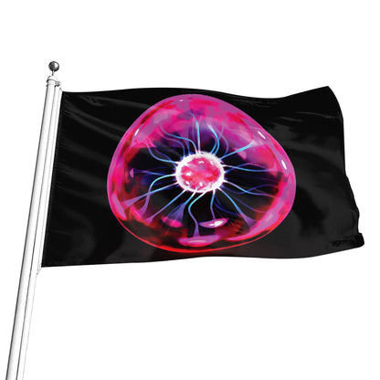 Plasma Ball Print Flag