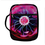 Plasma Ball Print Front Pocket Bible Bag