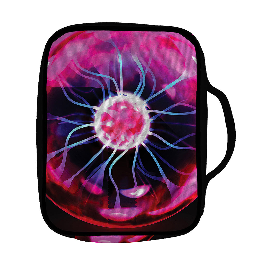 Plasma Ball Print Front Pocket Bible Bag
