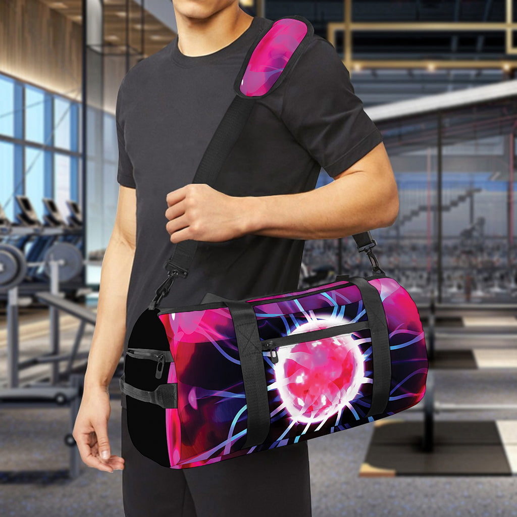 Plasma Ball Print Gym Bag