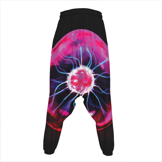 Plasma Ball Print Hammer Pants