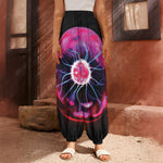 Plasma Ball Print Harem Pants