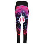 Plasma Ball Print High-Waisted Pocket Leggings