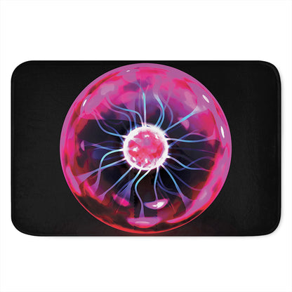 Plasma Ball Print Indoor Door Mat
