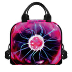 Plasma Ball Print Insulated Lunch Bag