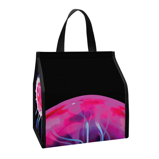 Plasma Ball Print Insulated Lunch Tote