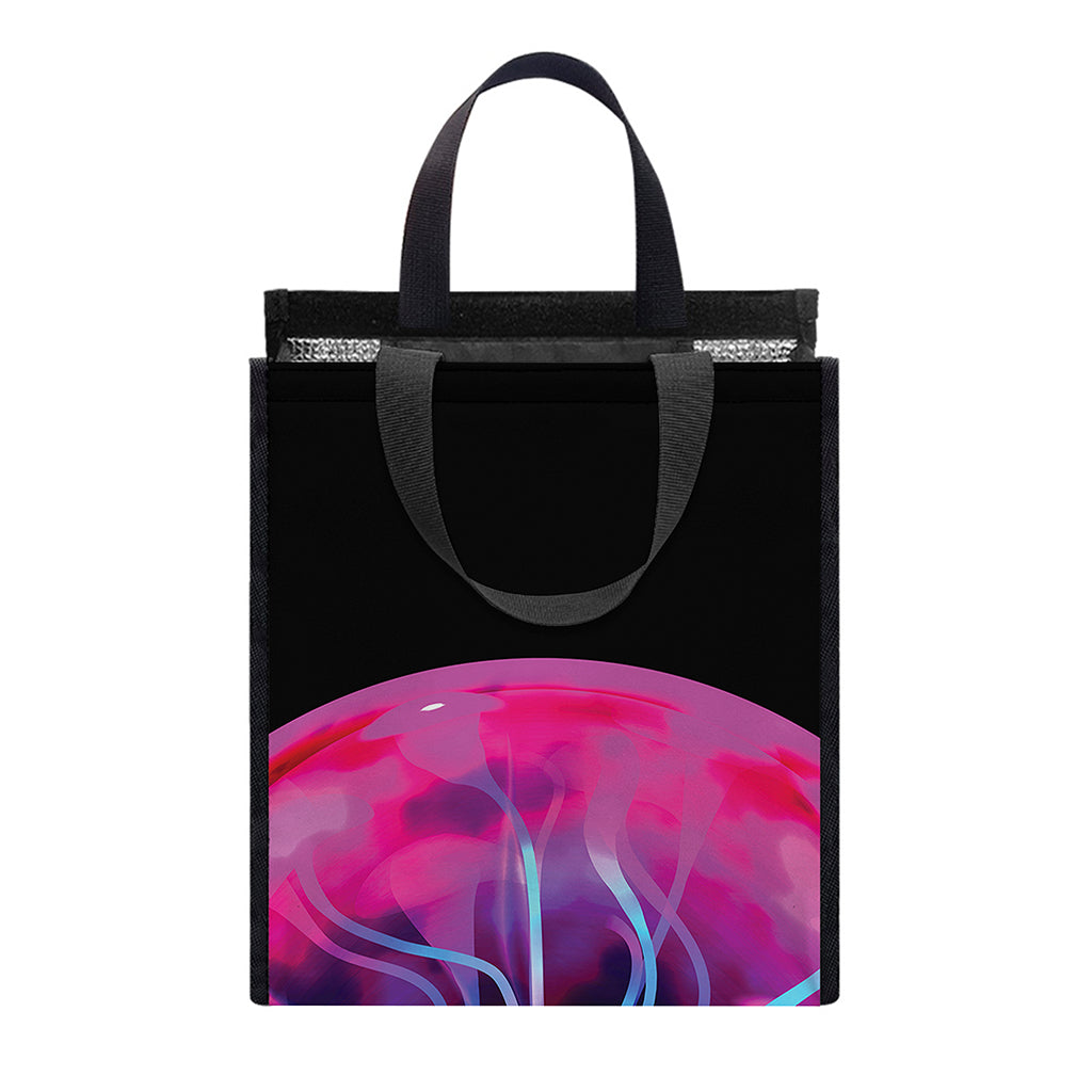 Plasma Ball Print Insulated Lunch Tote