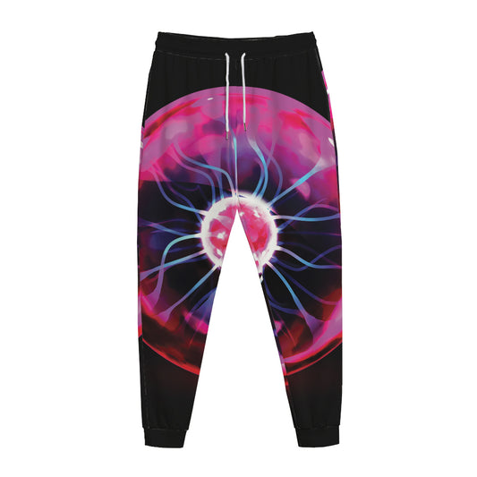 Plasma Ball Print Jogger Pants