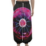Plasma Ball Print Lantern Pants