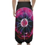 Plasma Ball Print Lantern Pants