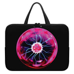 Plasma Ball Print Laptop Sleeve With Handle