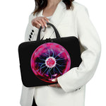 Plasma Ball Print Laptop Sleeve With Handle