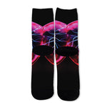 Plasma Ball Print Long Socks
