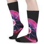 Plasma Ball Print Long Socks