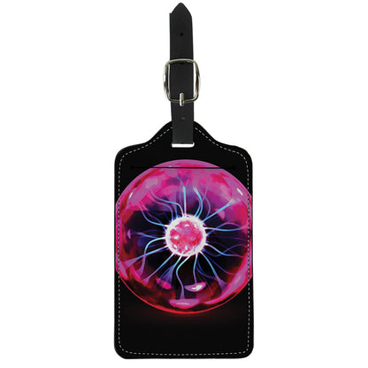 Plasma Ball Print Luggage Tag