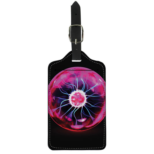 Plasma Ball Print Luggage Tag