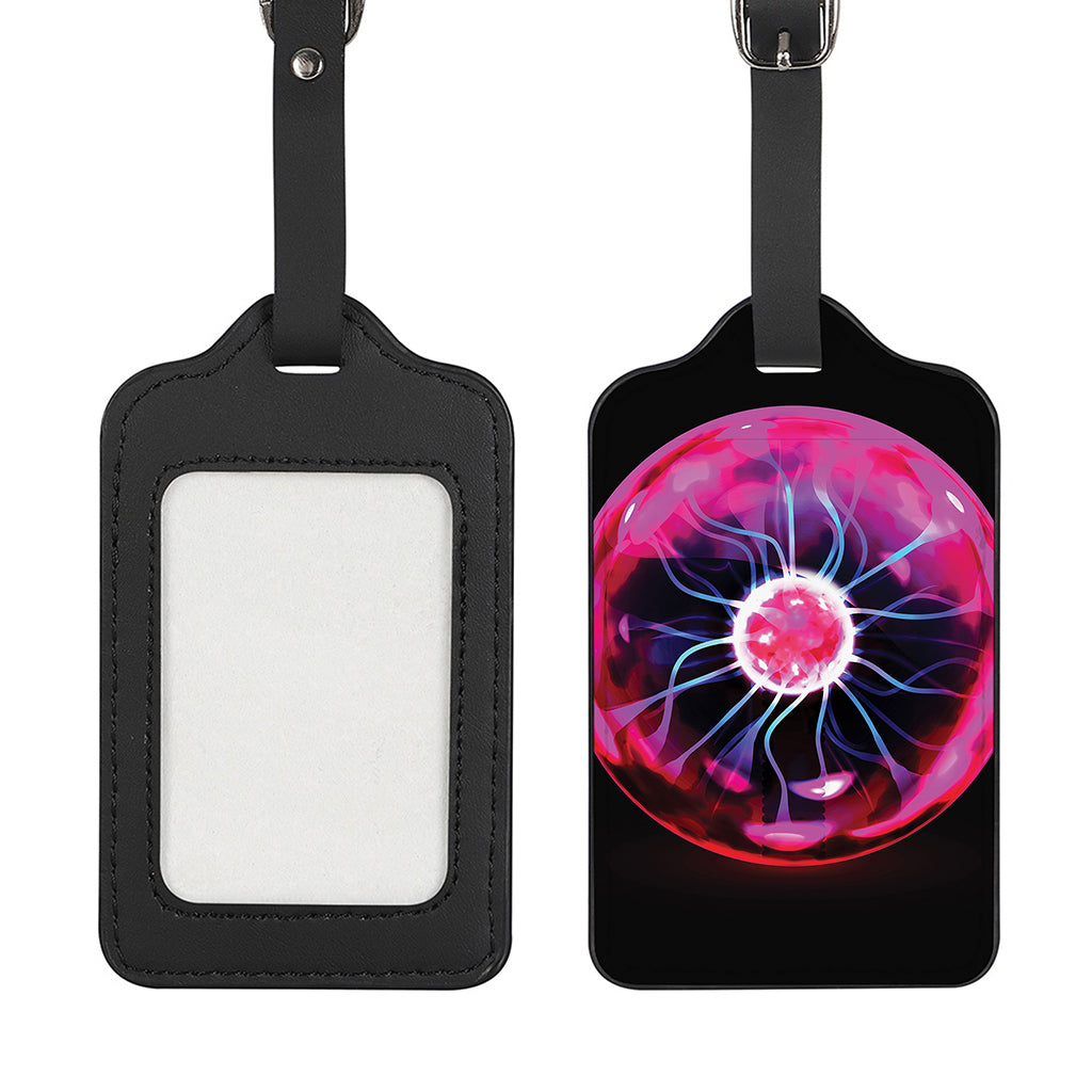 Plasma Ball Print Luggage Tag