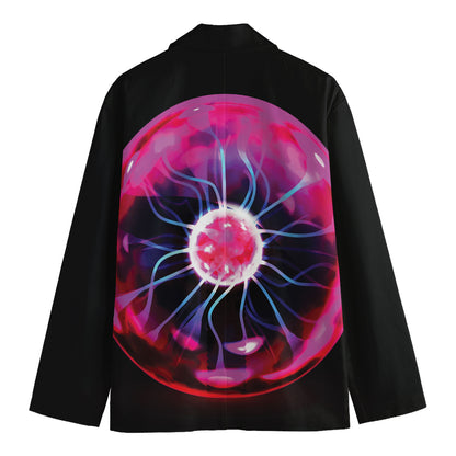 Plasma Ball Print Men's Blazer