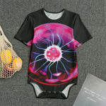Plasma Ball Print Men's Bodysuit