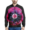 Plasma Ball Print Men's Bomber Jacket