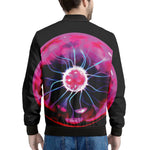 Plasma Ball Print Men's Bomber Jacket