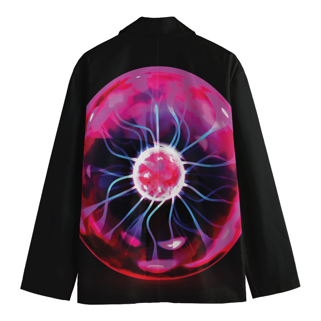 Plasma Ball Print Men's Cotton Blazer