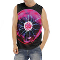 Plasma Ball Print Men's Fitness Tank Top