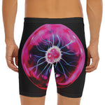 Plasma Ball Print Men's Long Boxer Briefs