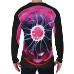 Plasma Ball Print Men's Long Sleeve T-Shirt