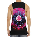 Plasma Ball Print Men's Muscle Tank Top