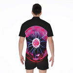 Plasma Ball Print Men's Rompers