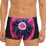 Plasma Ball Print Men's Short Boxer Briefs