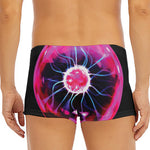 Plasma Ball Print Men's Short Boxer Briefs