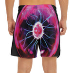Plasma Ball Print Men's Split Running Shorts
