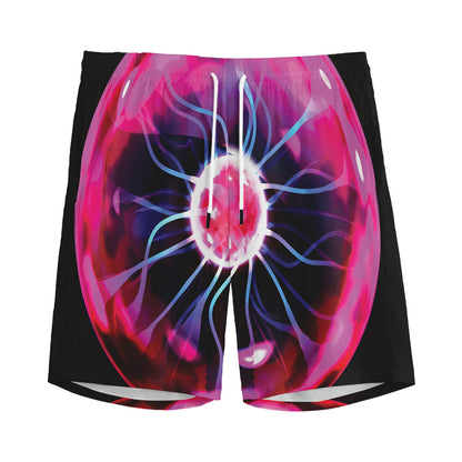 Plasma Ball Print Men's Sports Shorts