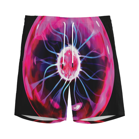 Plasma Ball Print Men's Sports Shorts