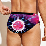 Plasma Ball Print Men's Swim Briefs