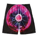 Plasma Ball Print Men's Swim Trunks