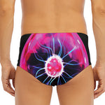 Plasma Ball Print Men's Triangle Swim Briefs