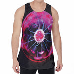 Plasma Ball Print Men's Velvet Tank Top