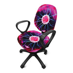 Plasma Ball Print Office Chair Cover