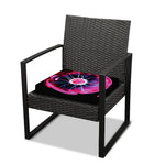 Plasma Ball Print Outdoor Seat Cushion Cover