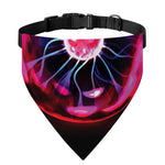 Plasma Ball Print Over The Collar Dog Bandana