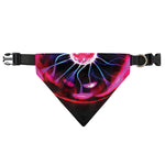 Plasma Ball Print Over The Collar Dog Bandana