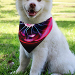 Plasma Ball Print Over The Collar Dog Bandana