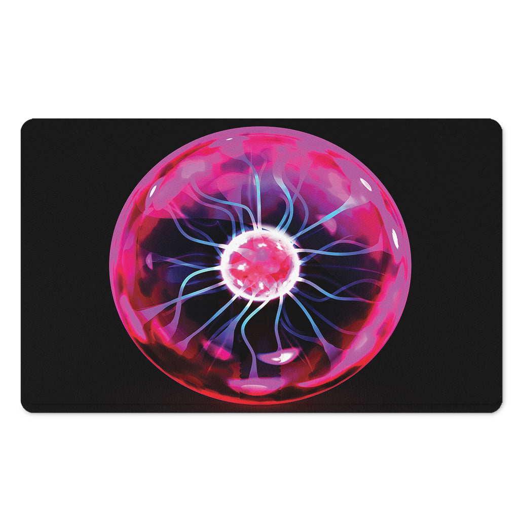 Plasma Ball Print Polyester Doormat