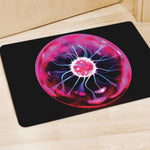 Plasma Ball Print Polyester Doormat